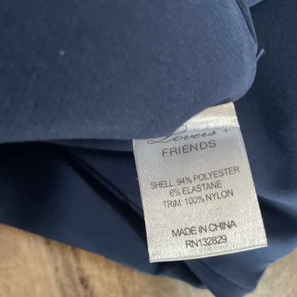 NWT Lovers + Friends Navy Helena Gown - Size 2 - Picture 8 of 8